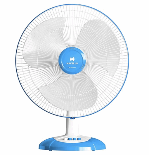 Havells Swing LX High Speed 400mm Table Fan (Cool Blue)